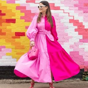 Christopher John Rogers - Two Tone Pink Dress